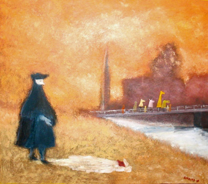 ex tempore Ceggia  2004 1� classificato cm. 100x100